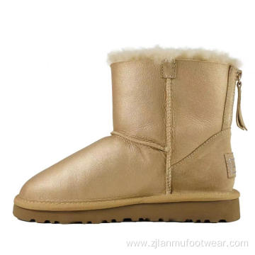 Functional Zipper Warm Snow Boots